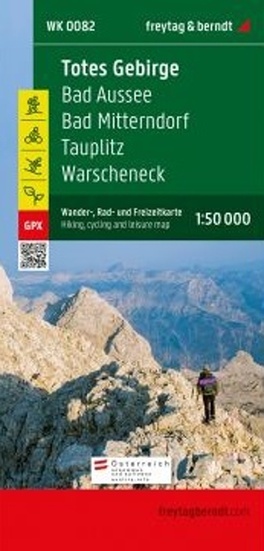 WK 0082 Rakousko: Totes Gebirge 1:50 000/mapa