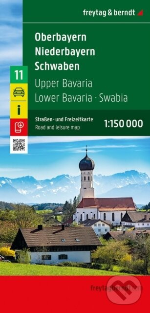Horní Bavorsko - Dolní Bavorsko - Švábsko 1:150 000 / automapa + volnočasová mapa - kniha z kategorie Zdraví a životní styl
