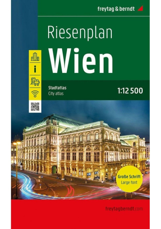 Vídeň 1:12 500 / plán města FREYTAG-BERNDT, spol. s r.o.