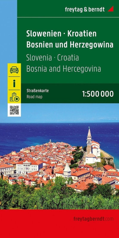 Slovinsko-Chorvatsko-Bosna-Hercegovina 1:500 000 / automapa