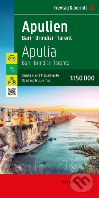 Apulie 1:150 000 / automapa a rekreační mapa