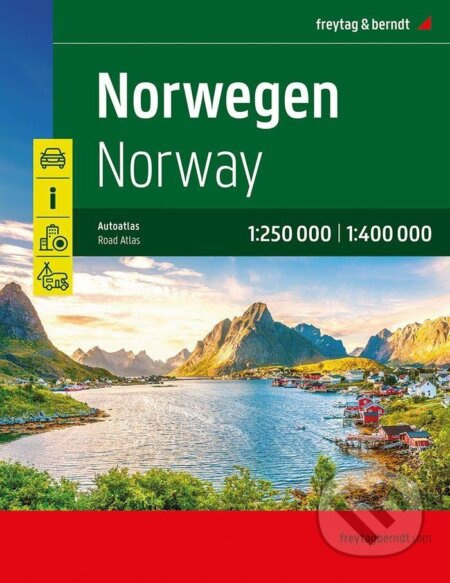 Nórsko 1: 250 000/ 1: 400 000 (Autoatlas) - kniha z kategorie Mapy Evropy