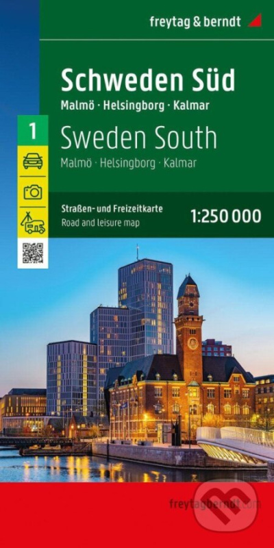 Švédsko jih 1:250 000 / automapa + rekreační mapa - kniha z kategorie Mapy Evropy