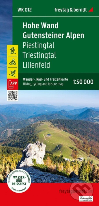 Hohe Wand - Gutensteinské Alpy 1:50 000 / turistická, cyklistická a rekreační mapa - kniha z kategorie Mapy Evropy