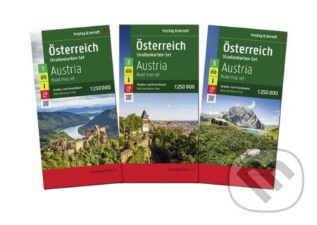 Rakúsko 1:250 000 Set 3 mapy