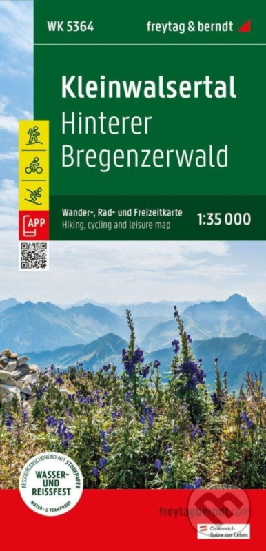 Kleinwalsertal 1:35 000 (turistická, cyklistická a rekreační mapa) - kniha z kategorie Mapy Evropy