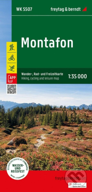 Montafon 1:35 000 (turistická, cyklistická a rekreační mapa) - kniha z kategorie Mapy Evropy