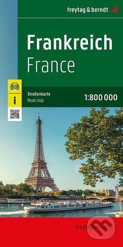 Frankresich / France 1:800 000 (Straßenkarte / Road Map) - kniha z kategorie Mapy Evropy