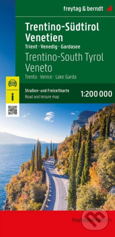 Trentino- Južné Tirolsko- Benátsko 1: 200 000 - kniha z kategorie Mapy Evropy