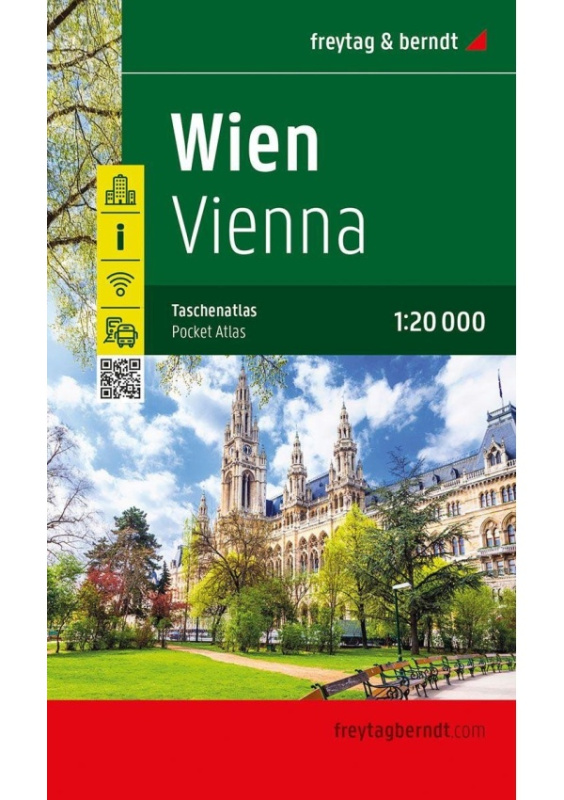Vídeň 1:20 000 / kapesní atlas Freytag-Berndt und Artaria KG