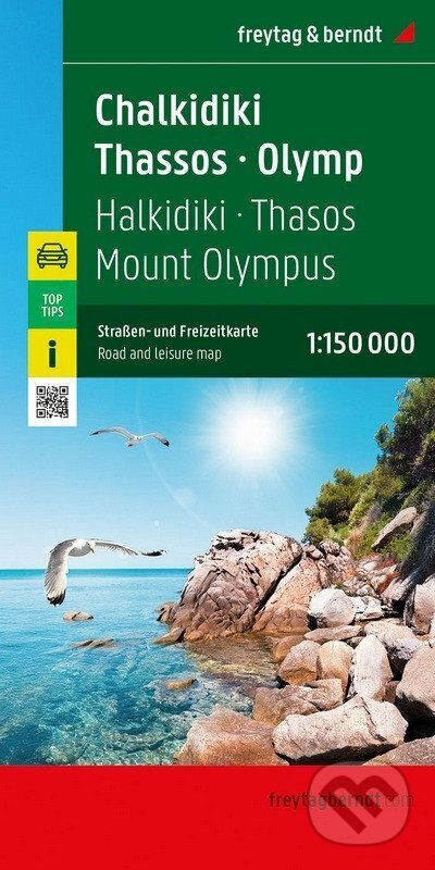 Chalkidiki - Thasos - Olympus 1:150 000 / automapa a rekreační mapa