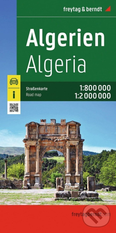 Alžírsko 1:800 000 - 1:2 000 000 / automapa