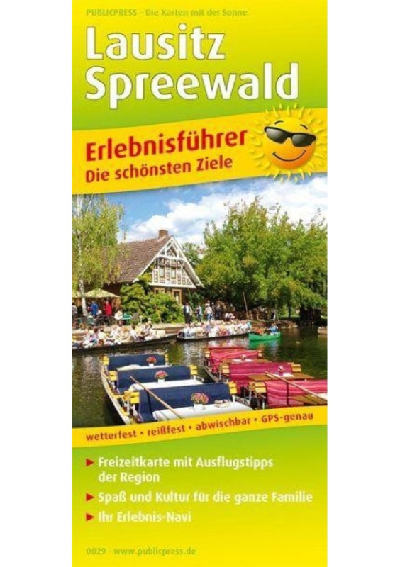 Lausitz, Spreewald 1:170 000 / mapa s průvodcem Freytag-Berndt und Artaria KG