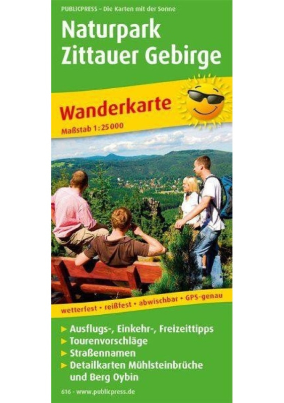Přírodní park Žitavské hory 1:25 000 / turistická mapa Freytag-Berndt und Artaria KG