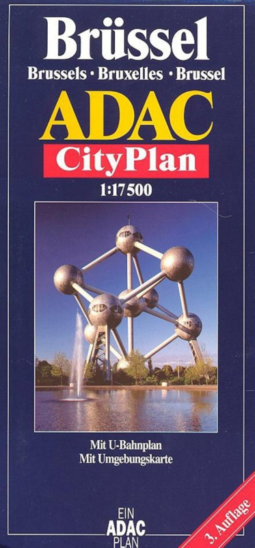 Brüssel ADAC City Plan 1: 17 500 -  Autor Neuveden