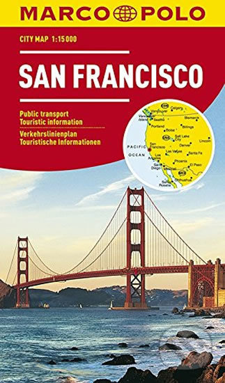 San Francisco - lamino  MD 1:15T - kniha z kategorie Mapy Ameriky