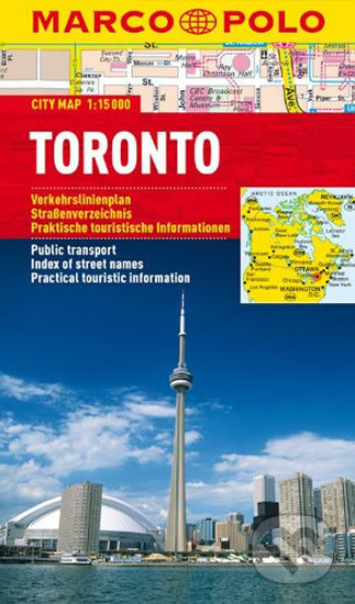 Toronto - lamino  MD1:15T - kniha z kategorie Mapy Ameriky