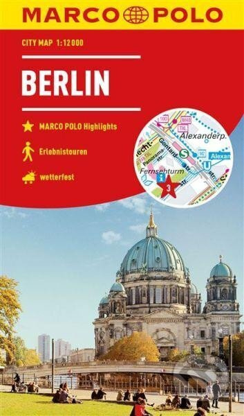 Berlín / mapa města (lamino) 1:12 000
