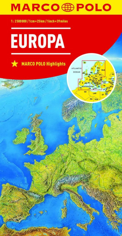 Europe Marco Polo Map MAIRDUMONT GmbH & Co. KG