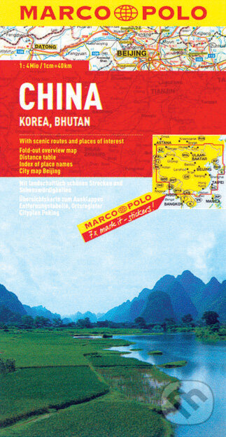 China 1:4 000 000 (Korea, Bhutan)