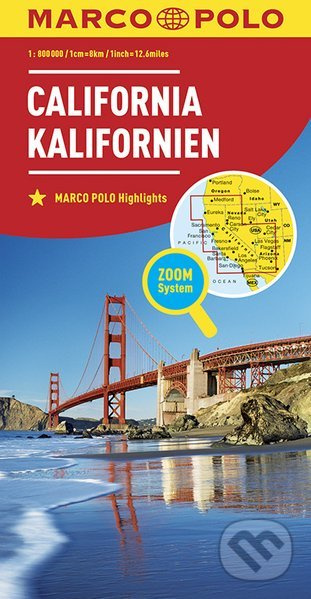 California / Kalifornien (1:800 000)