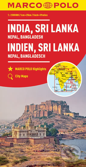 India, Sri Lanka / Indien, Sri Lanka (Nepal, Bangladesh / Nepal, Bangladesch (mierka hlavnej mapy: 1:250 000, ZOOM system))