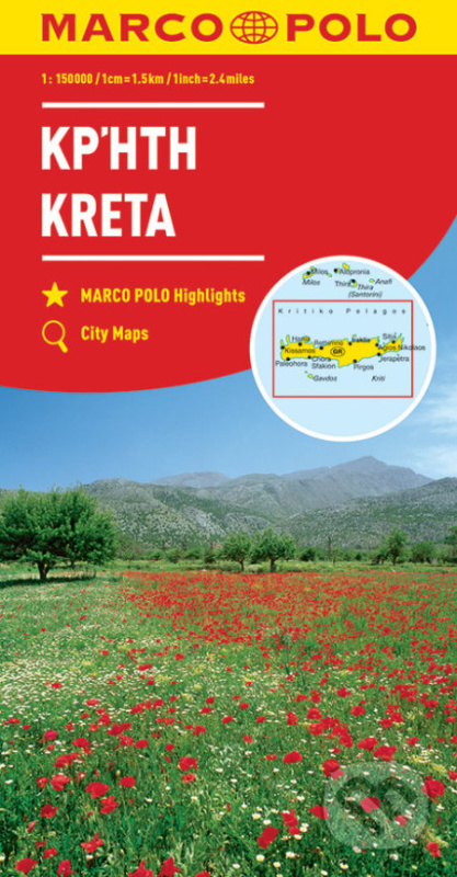Κρήτη / Kreta / Crete / Créte (1:150 000)