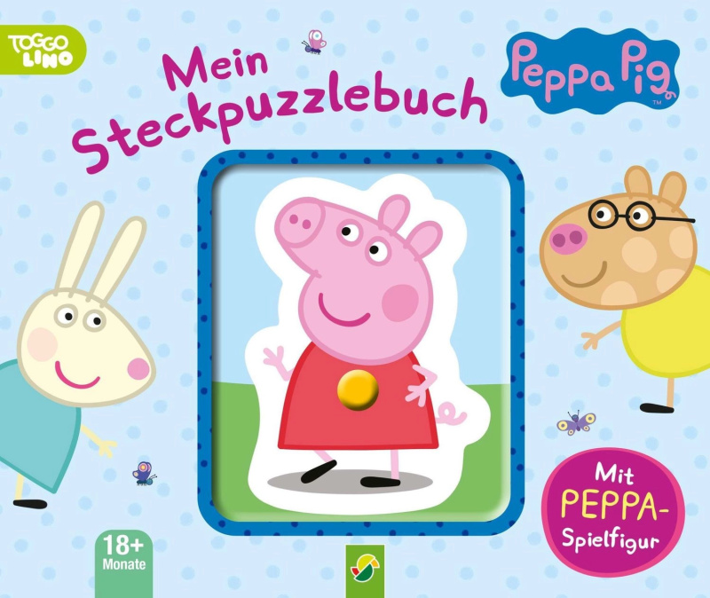 Peppa Pig – moje vkládací puzzle knížka (německy)