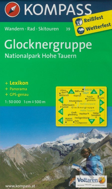 Glocknergruppe (Nationalpark Hohe Tauern (mierka 1:50 000))