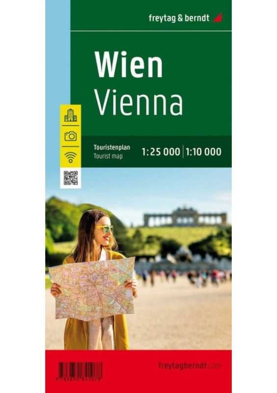 Vídeň 1:25 000 / 1:10 000 / plán města FREYTAG-BERNDT, spol. s r.o.