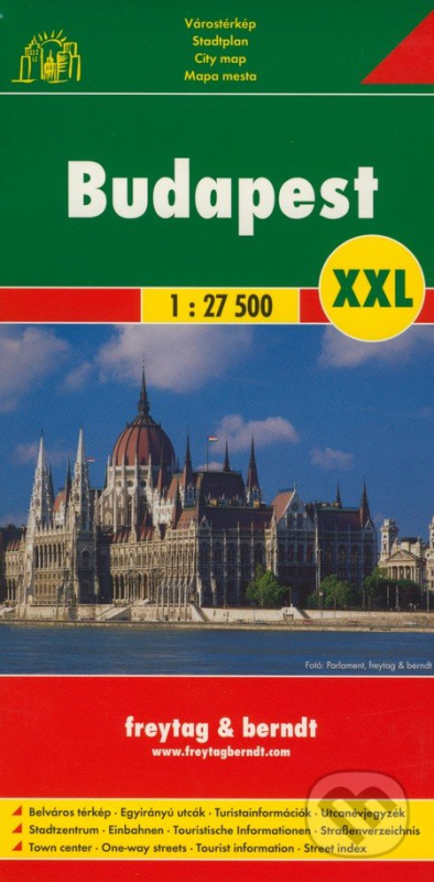 Budapešť  1:27 500 (Mapa mesta)