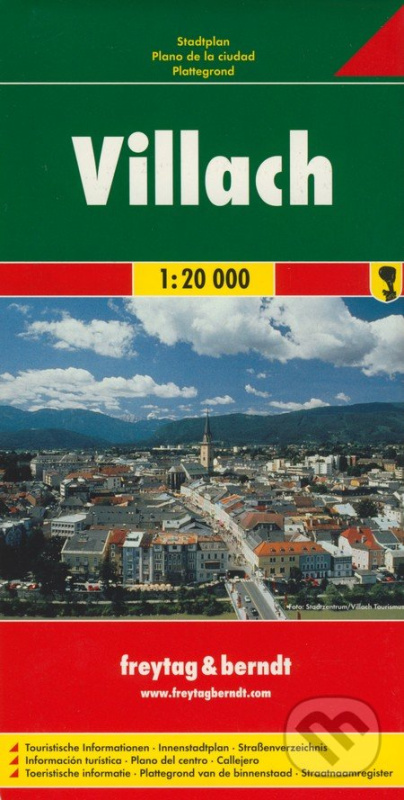 Villach 1:20 000 (Plán mesta)