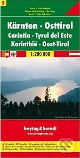 OE 5 Korutany Jižní Tyrolsko 1:200 000 / automapa