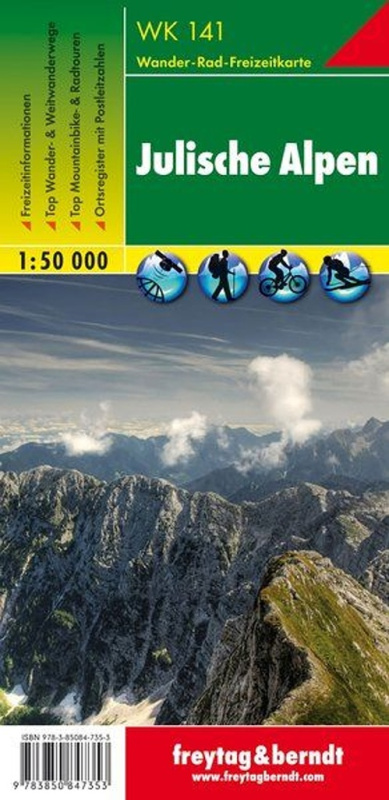 Julische Alpen 1:50 000