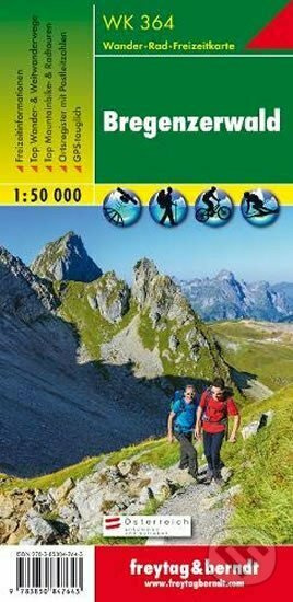 WK 364 Bregenzerwald 1:50 000/mapa