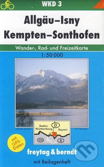 WKD  3 Allgäu, Isny, Kempten, Sont 1:50 000