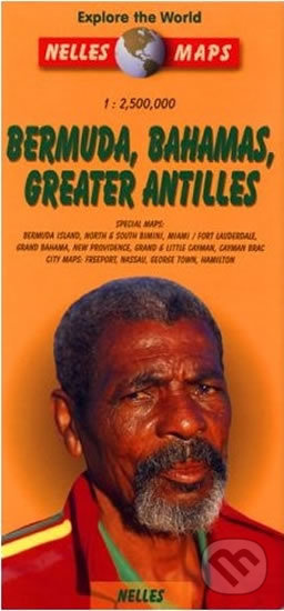 Caribbean Islands Map: Great Antilles, Bermuda, Bahamas - kniha z kategorie Mapy