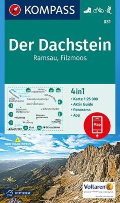 Der Dachstein (Ramsau, Filzmoos; 4 in 1 (WK 31, 1:25.000))