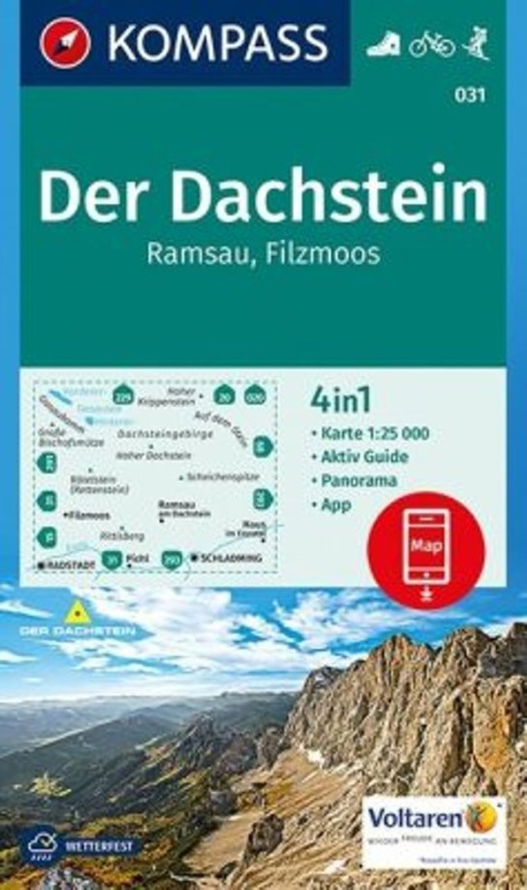 Der Dachstein (Ramsau, Filzmoos; 4 in 1 (WK 31, 1:25.000))