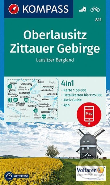 Oberlausitz, Zittauer Gebirge (WK 811 (mierka 1:50 000))