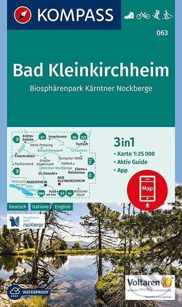 Bad Kleinkirchheim (Biosphärenpark Kärntner Nockberge / 3 in 1 (WK 063, 1:25.000))