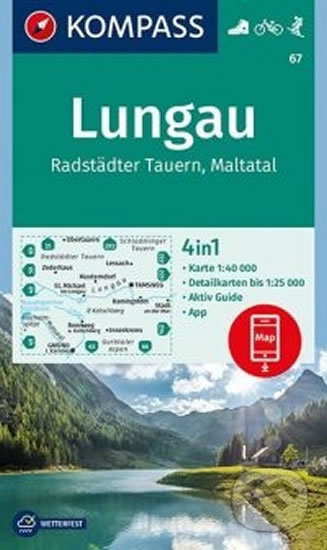 Lungau (Radstädter Tauern, Maltatal (4 in 1, WK, 67, 1:40.000))