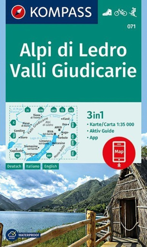 Alpi di Ledro - Valli Giudicarie (3 in 1 (WK 071, 1:35.000))