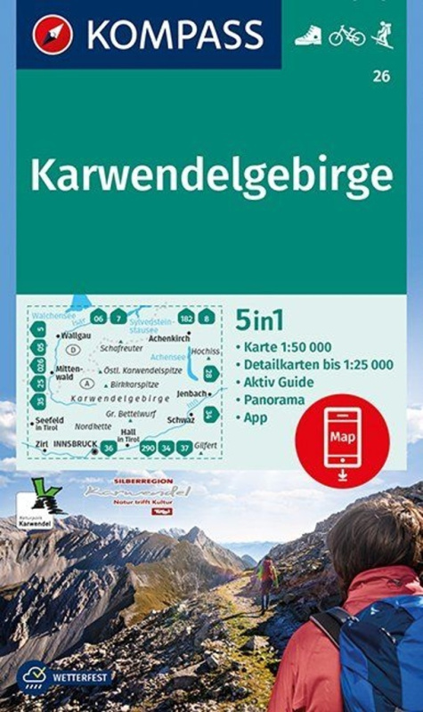 Karwendelgebirge (5 in 1, WK 26, 1:50.000)