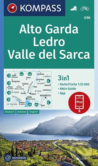 Alto Garda, Ledro, Valle del Sarca (3 in 1 (WK 096, 1:25 000))