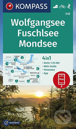 Wolfgangsee, Fuschsee, Mondsee 018    NK - kniha z kategorie Mapy Evropy