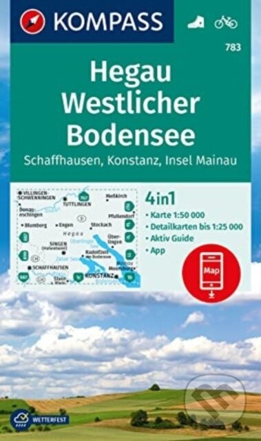 783 Hegau, Westlicher Bodensee 1: 50 000