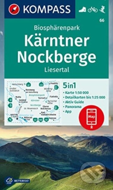 Biosphärenpark Kärntner Nockberge, Liesertal 1: 50 000