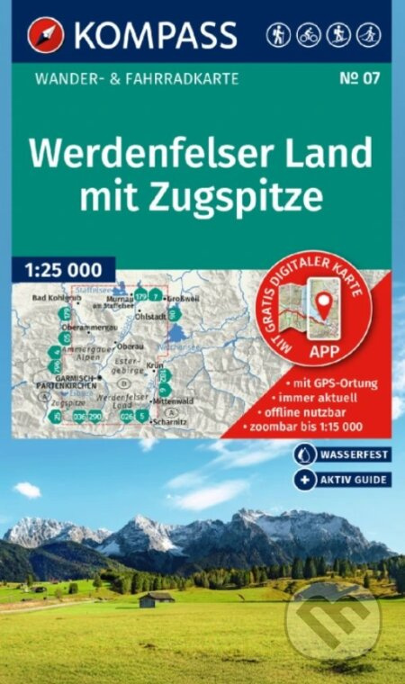 07 Werdenfelser Land mit Zugspitze 1: 25 000