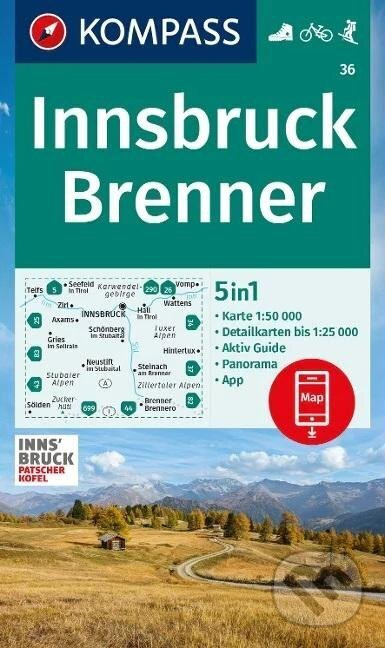 36 Innsbruck, Brenner 1: 50 000
